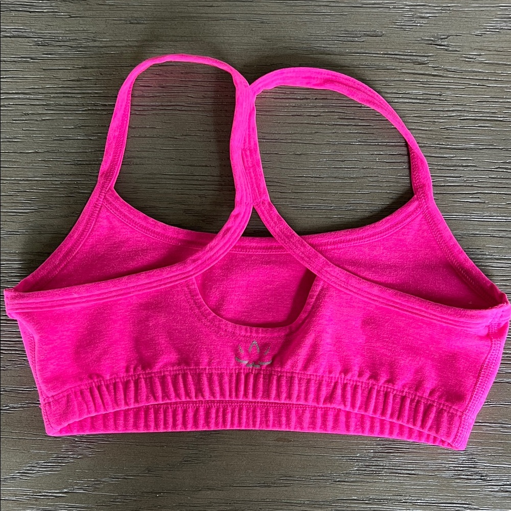 Beyond Yoga Spacedye Slim Racerback Bra Pink LIKE NEW